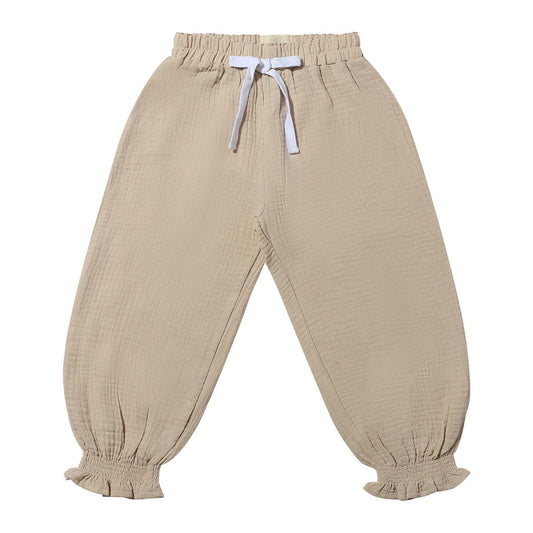 Isabella Gauze Pants - Stone -Vignette