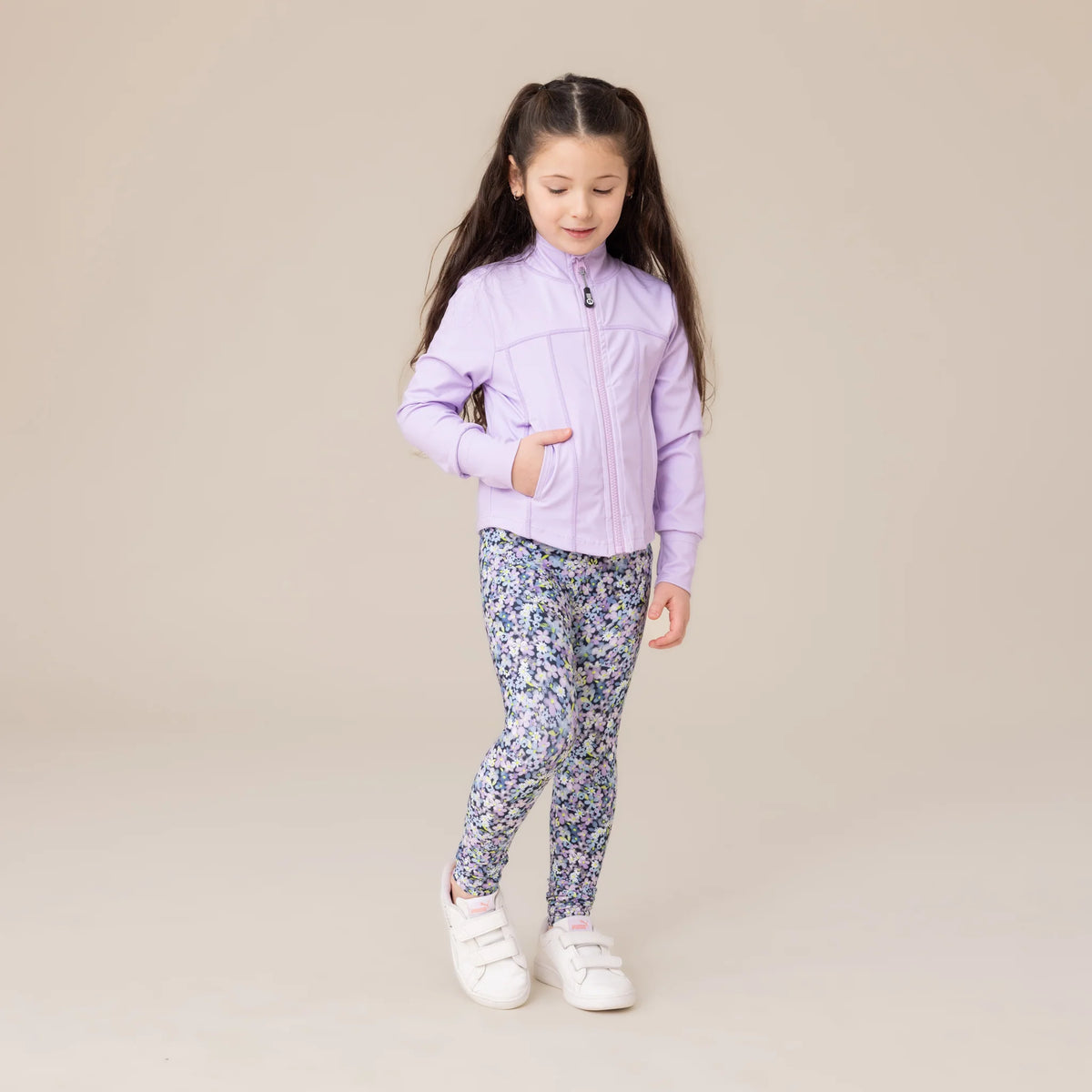 Mauve Girls Athletic Jacket-Nano