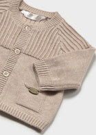 Beige Baby Neutral Button Knit Sweater - Mayoral