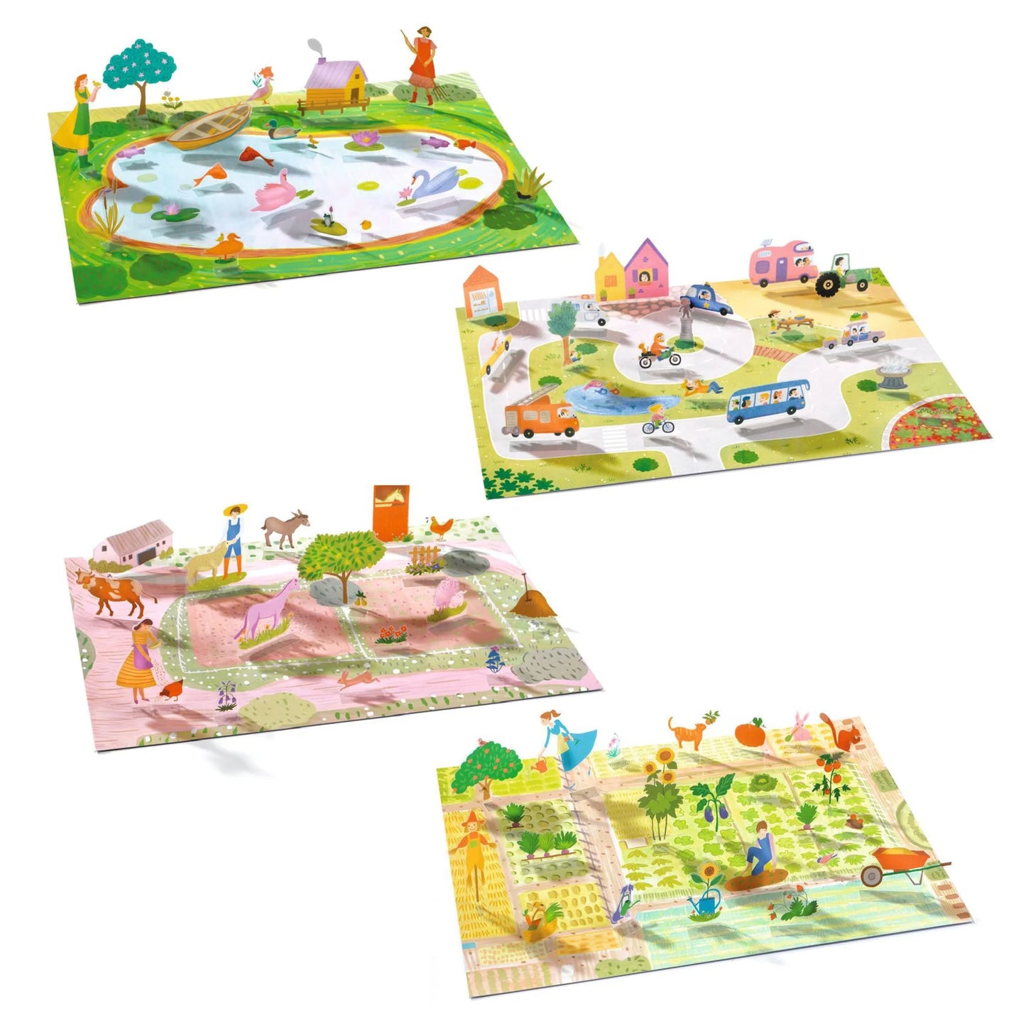 Farm Stickers That Lift Up-DJECO