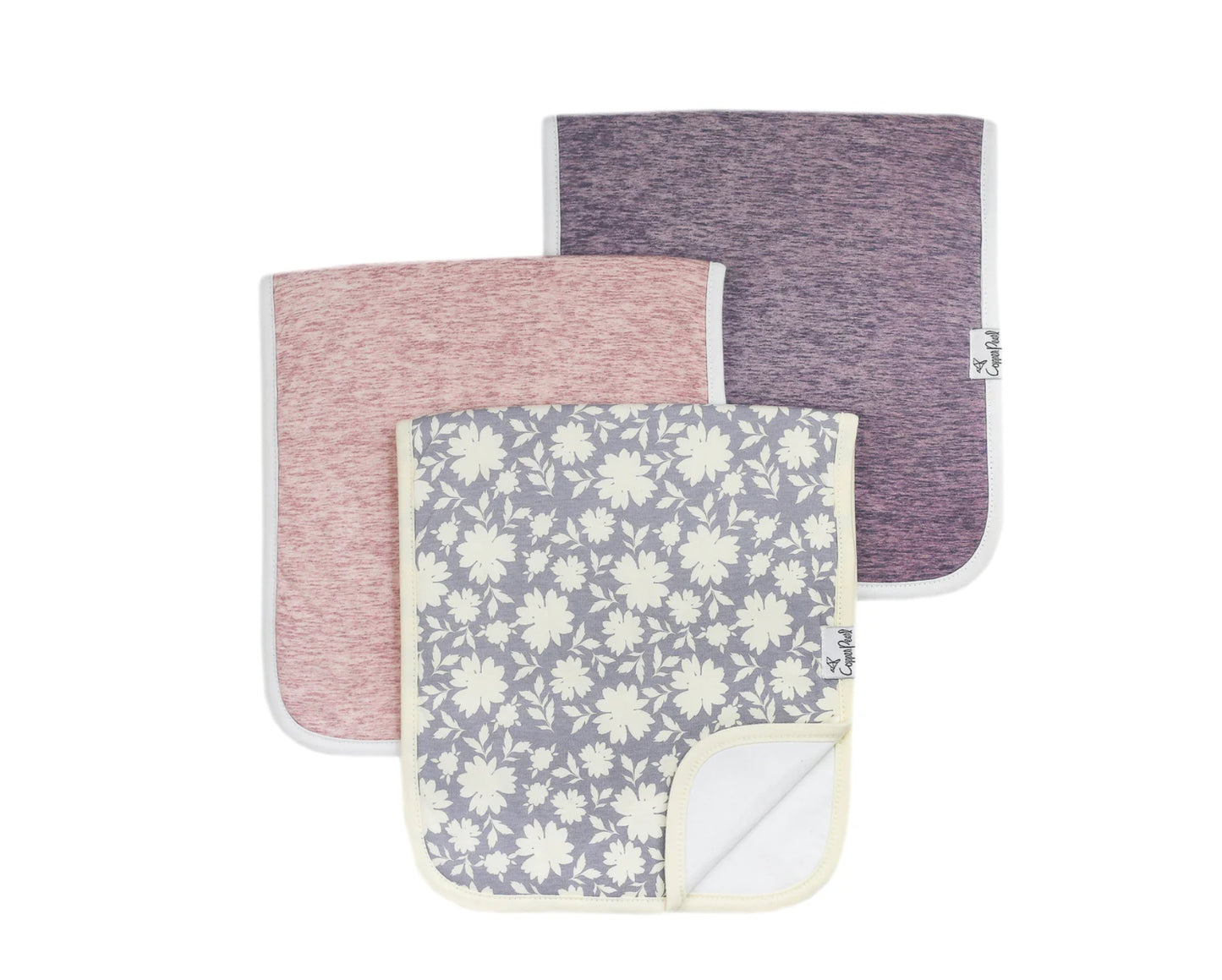 Premium Burp Clothes-Copper Pearl 10 Options Boy/Girl/Nuetral