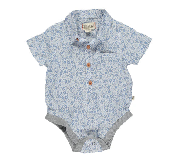 Floral Helford Onesie (2 Colours)-Me and Henry