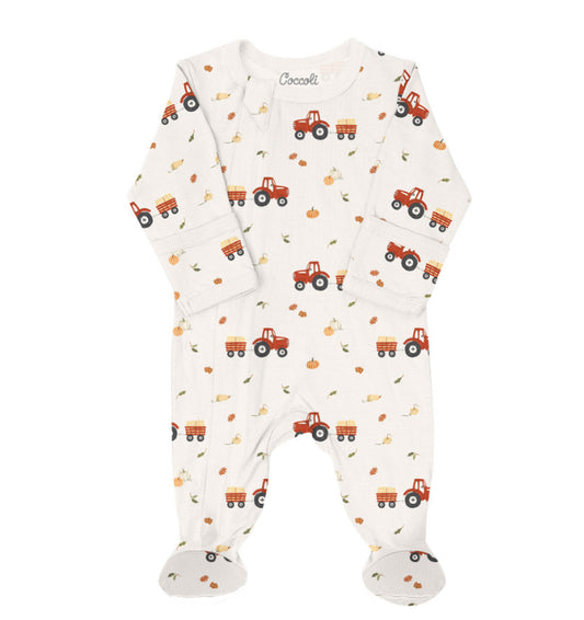 Harvest Farm Footed Zipper Sleeper-Coccoli
