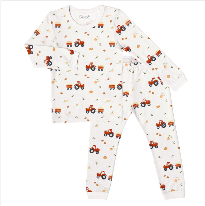 Harvest Farm Long Sleeve PJ Set-Coccoli