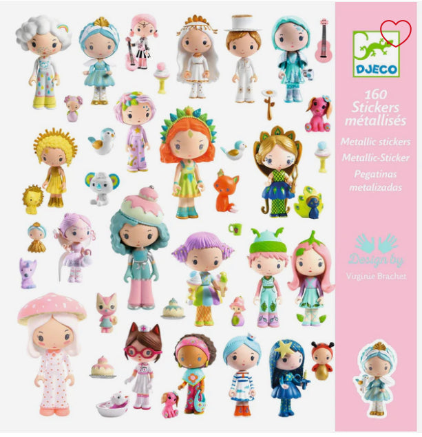 Metallic Tinyly Stickers