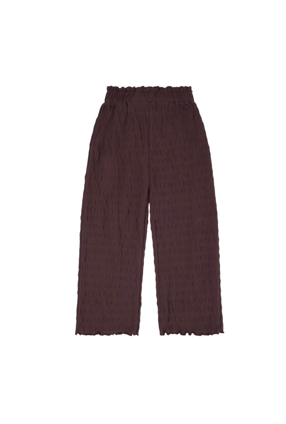 Rose 3/4 Length Pants With Elastic Waist Band-Minymo