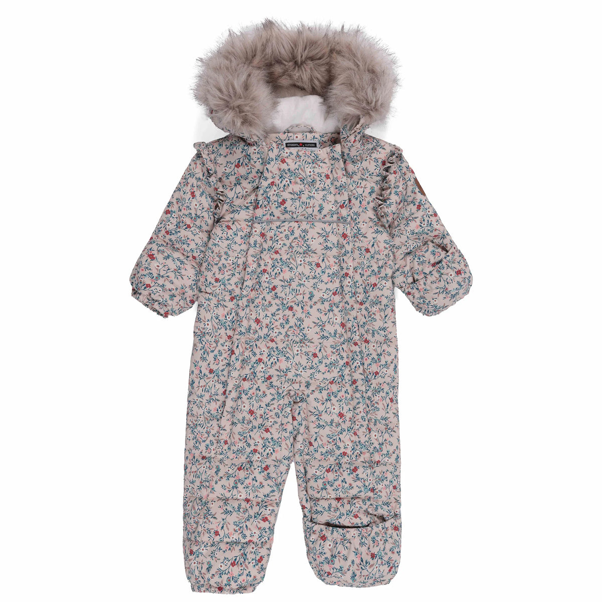 Tamara One-Piece Snowsuit with Removable Fur Hood - Nano