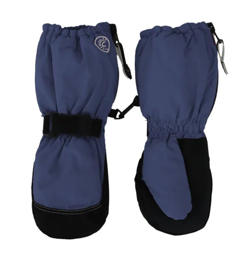 Long Cuff Mitten With Side Zipper-Calikids