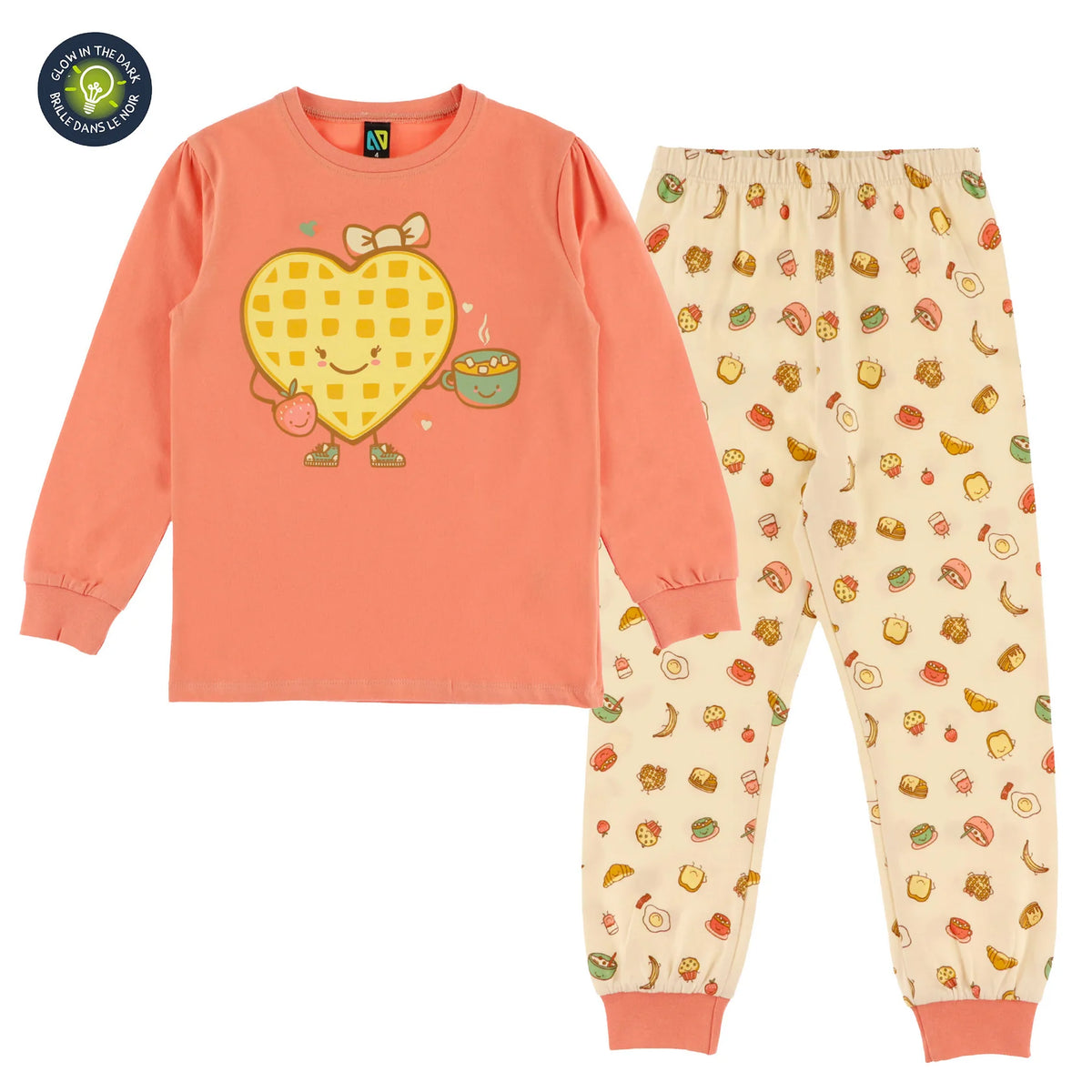 Girls Glow in the Dark 2 pc Pj’s-Nano