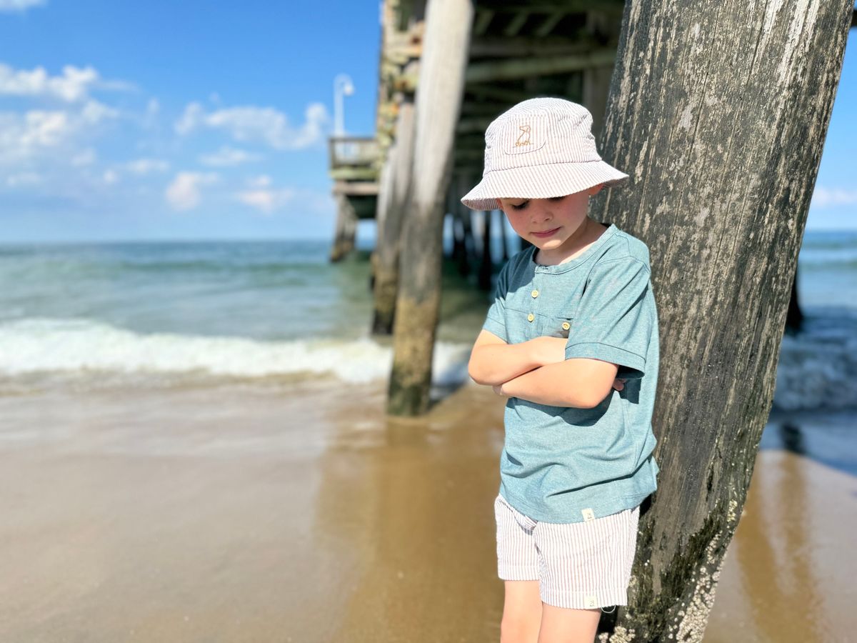Board Walk Henley TeeShirt -Me And Henry