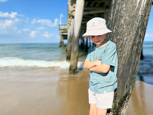 Board Walk Henley TeeShirt -Me And Henry