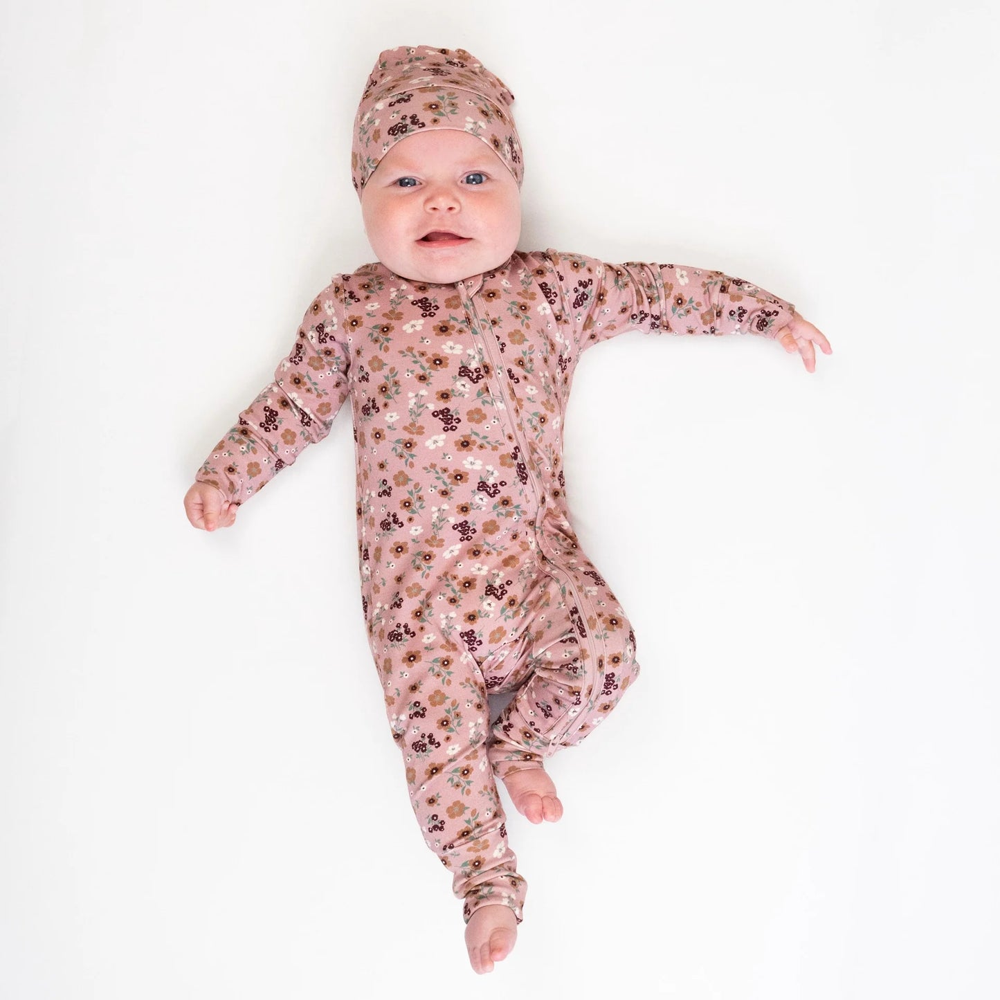 Velvet Garden Foot Sleeper with Fold-over Cuffs-Belan.J