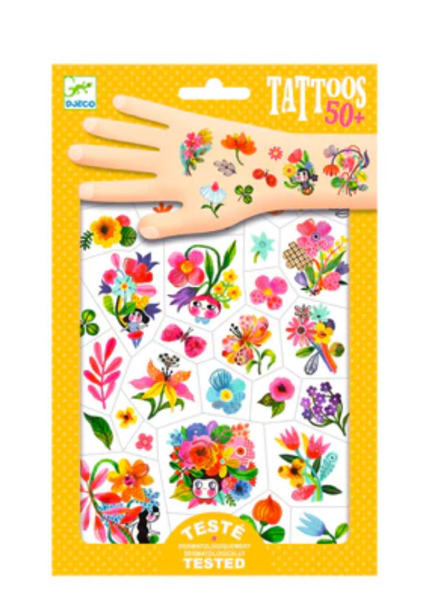 Tattoos - Little Critters - Fair Flowers - Floral -Happy Spring - Snouts