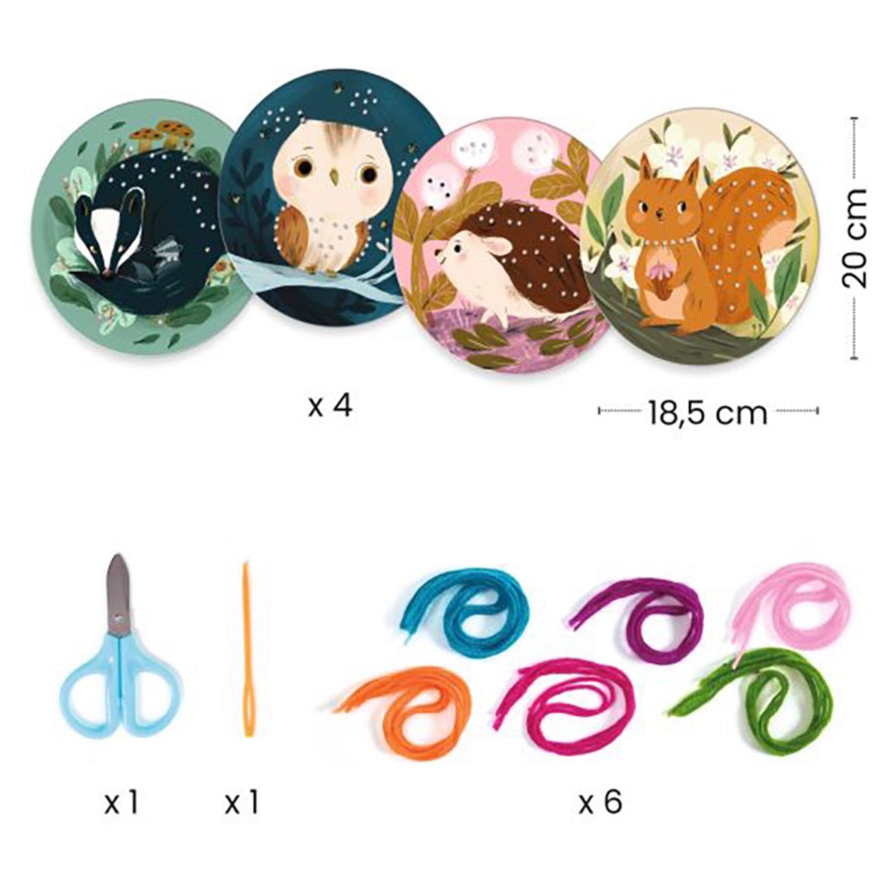Squirrel Threading Craft -Djeco