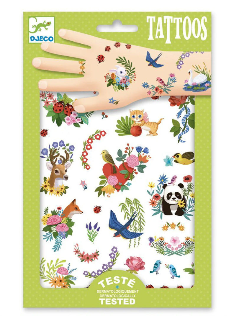 Tattoos - Little Critters - Fair Flowers - Floral -Happy Spring - Snouts
