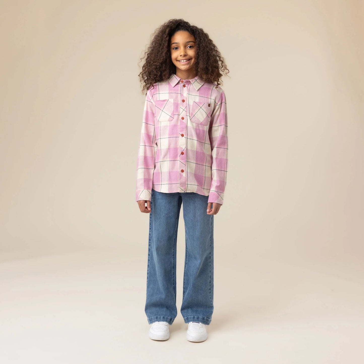 Pink Plaid Shirt-Nano