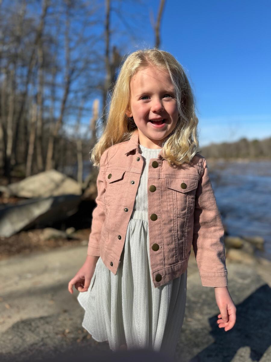 Wyatt Blush Jean Jacket -Vignette