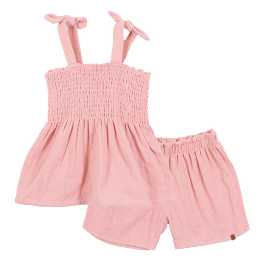 Girl’s Rose Short Set- Nano