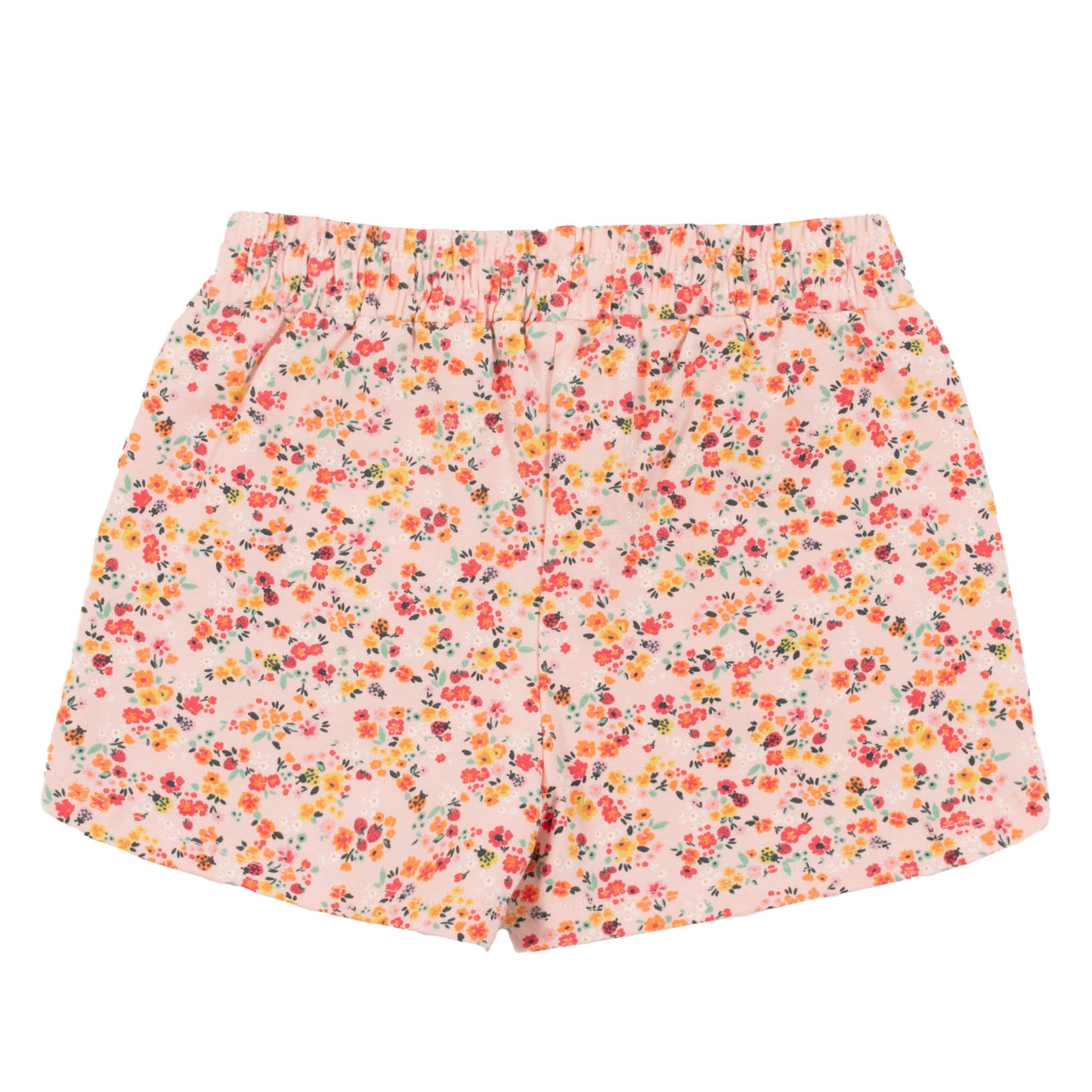 Soft Pink Floral Bug Cotton Shorts - Nano