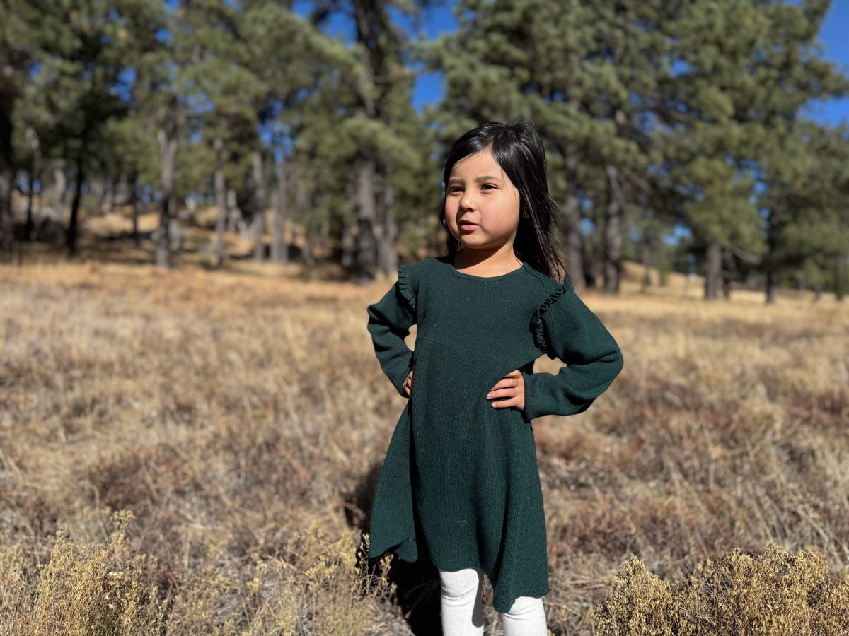 Deep Green Mia Dress-Vignette