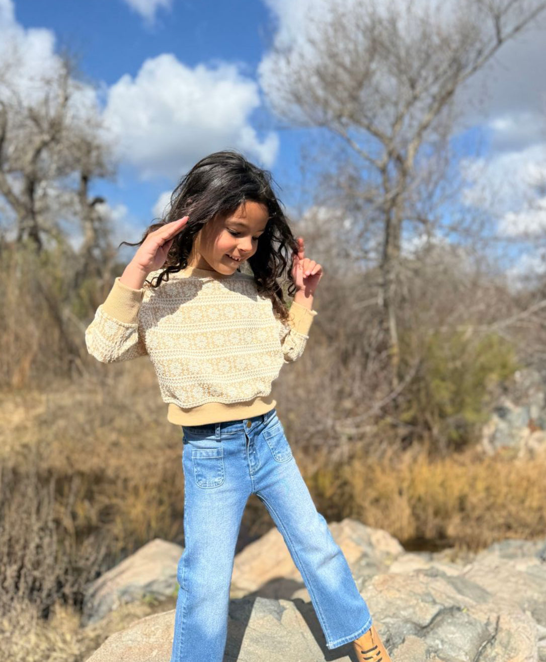 Thea Jeans-Vignette Girls