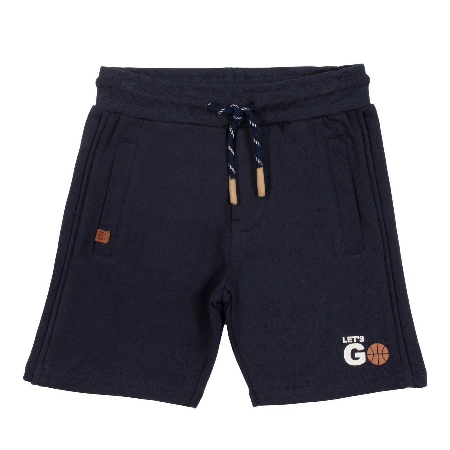 Navy Boys Knit Drawstring Short - Nano