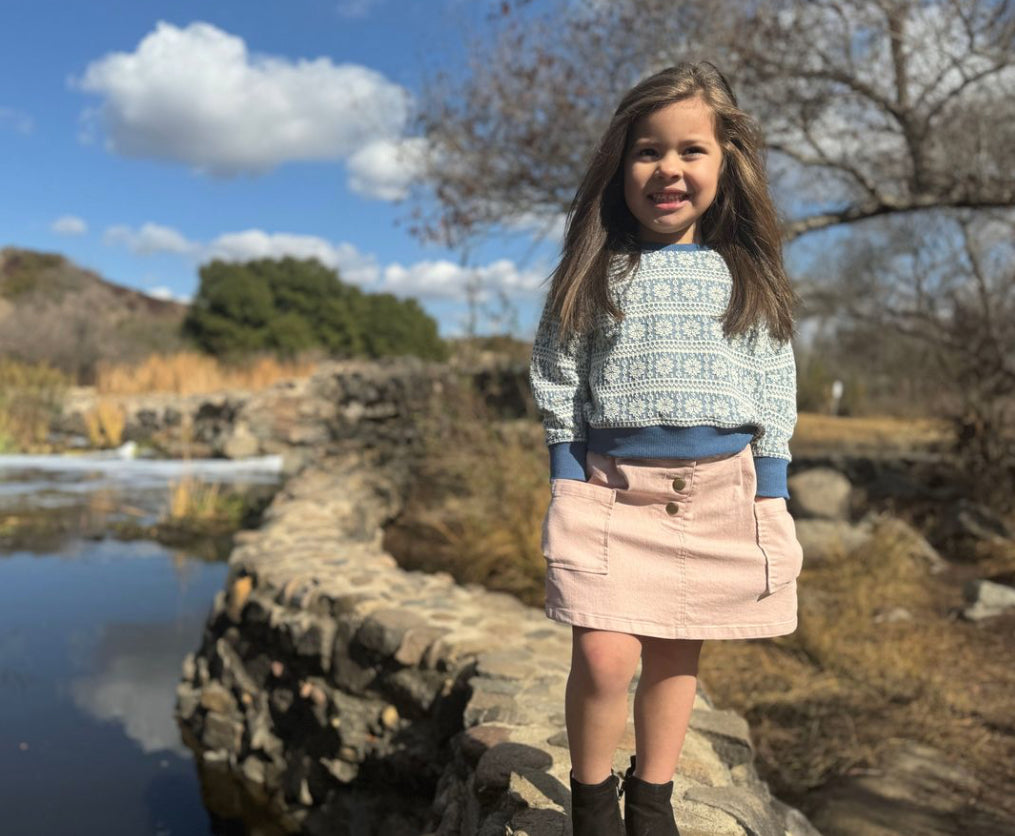 Rose Daphne Skirt-Vignette Girls