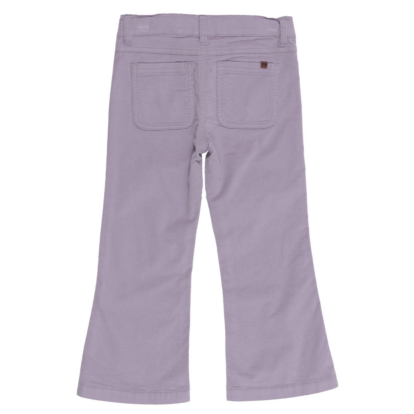 Soft Mauve Flared Corduroy Pants-Nano