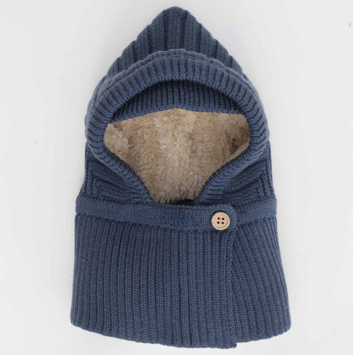 Soft Touch Balaclava with Button Entry (5Colours). Calikids