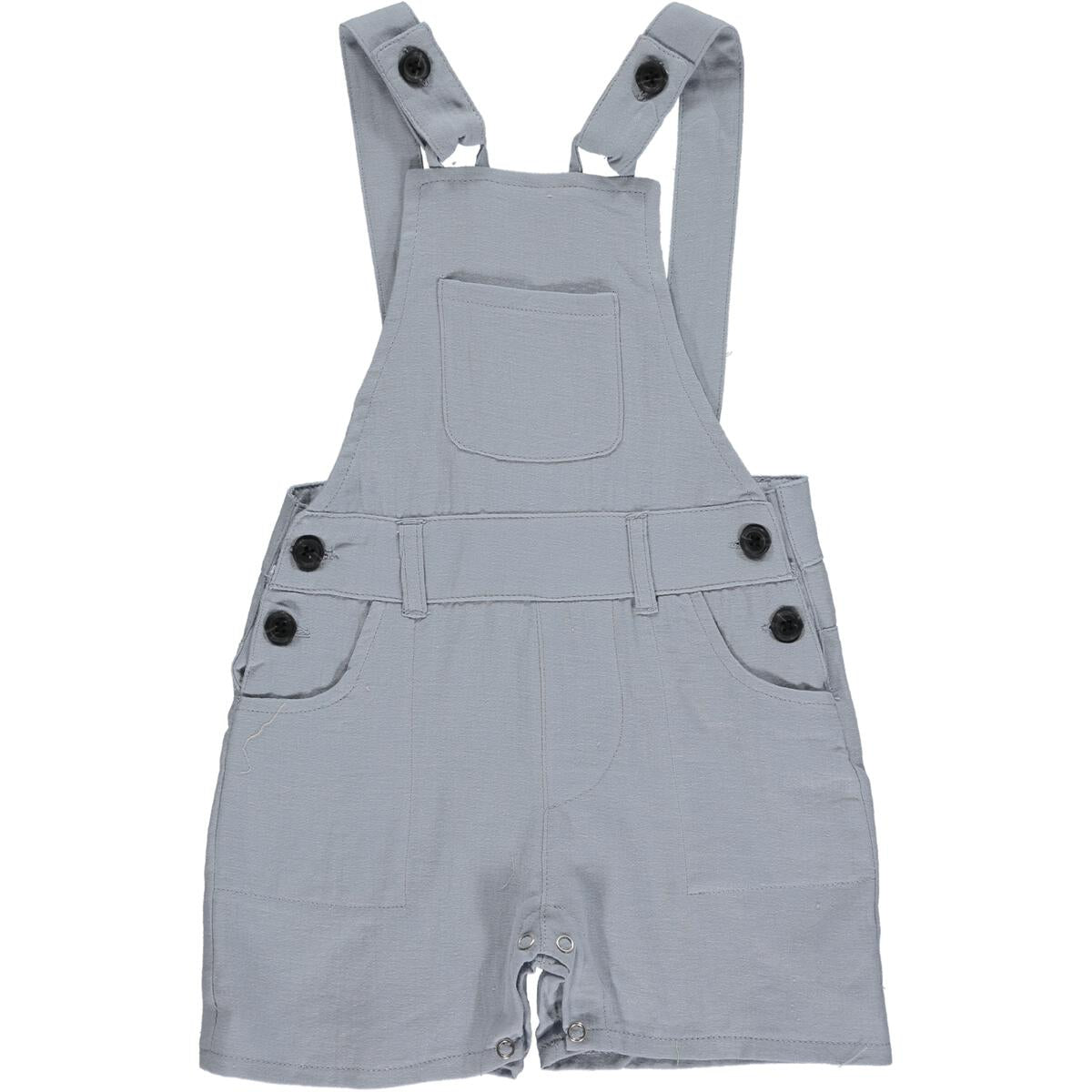 Bowline Slate Blue Short Overalls-Me and Henry