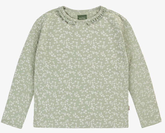 Floral Sage Long Sleeved Shirt-Souris Mini