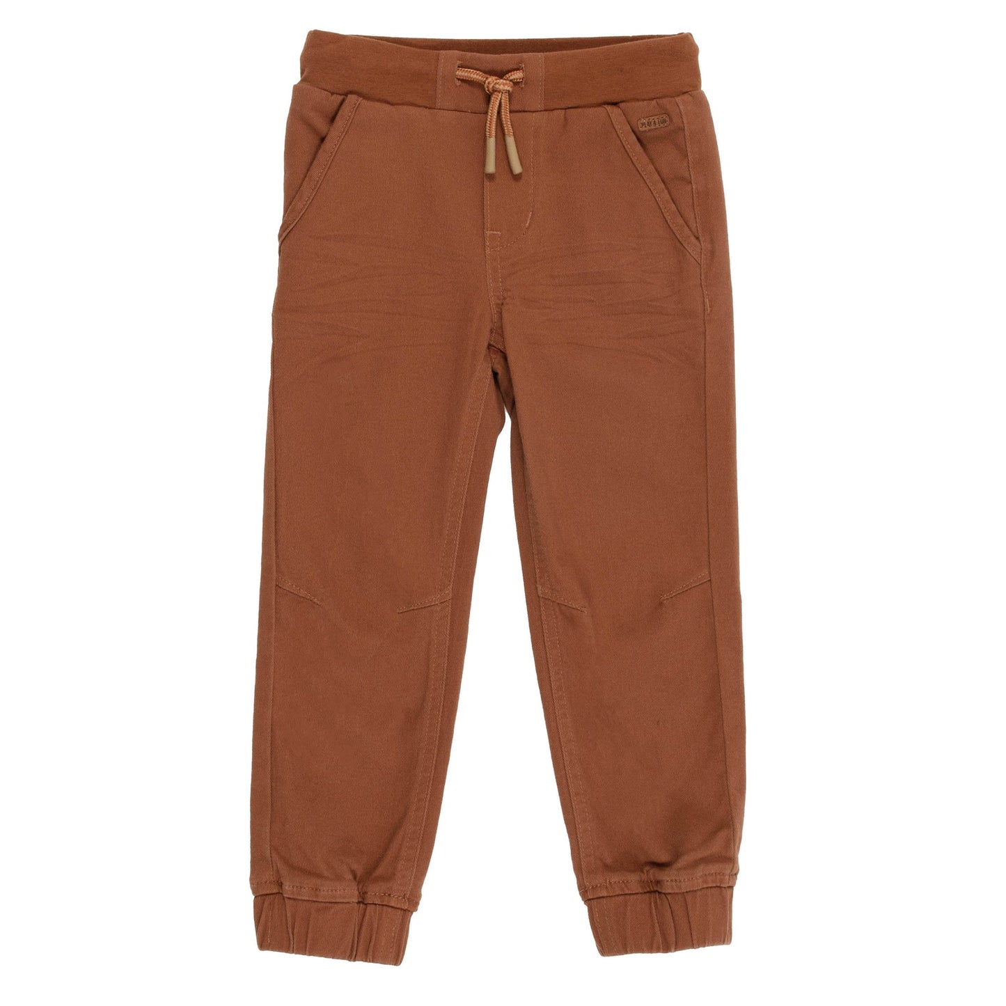 Brown Boys Cotton Joggers - Nano