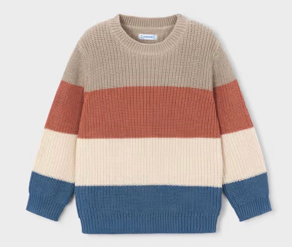 Teja Knit Colour Block Sweater - Mayoral