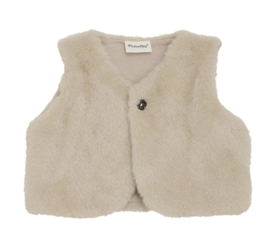 Fake Fur Vest Minymo
