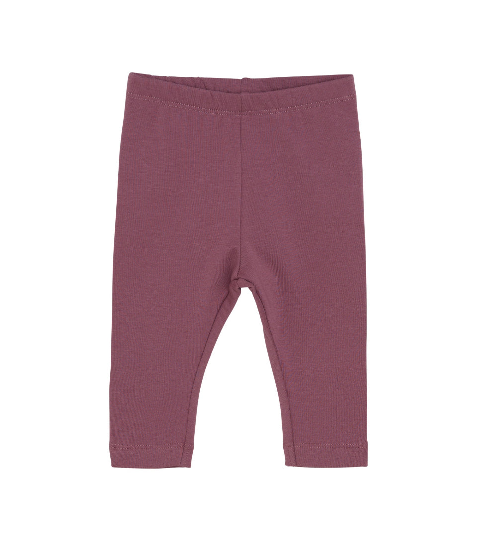 Mulberry Solid Cotton Baby Fleece Pants -MinyMo-