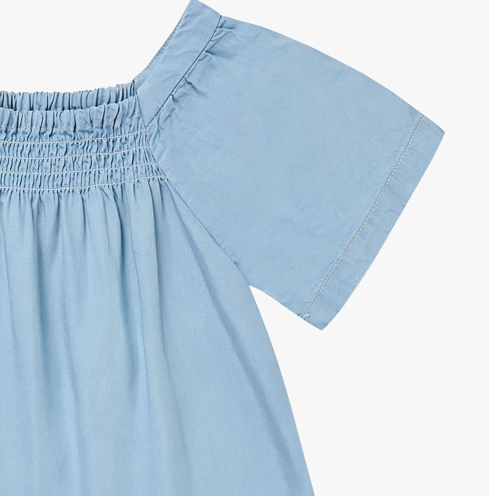 Girls Dress Chambray Denim-Petite Revery