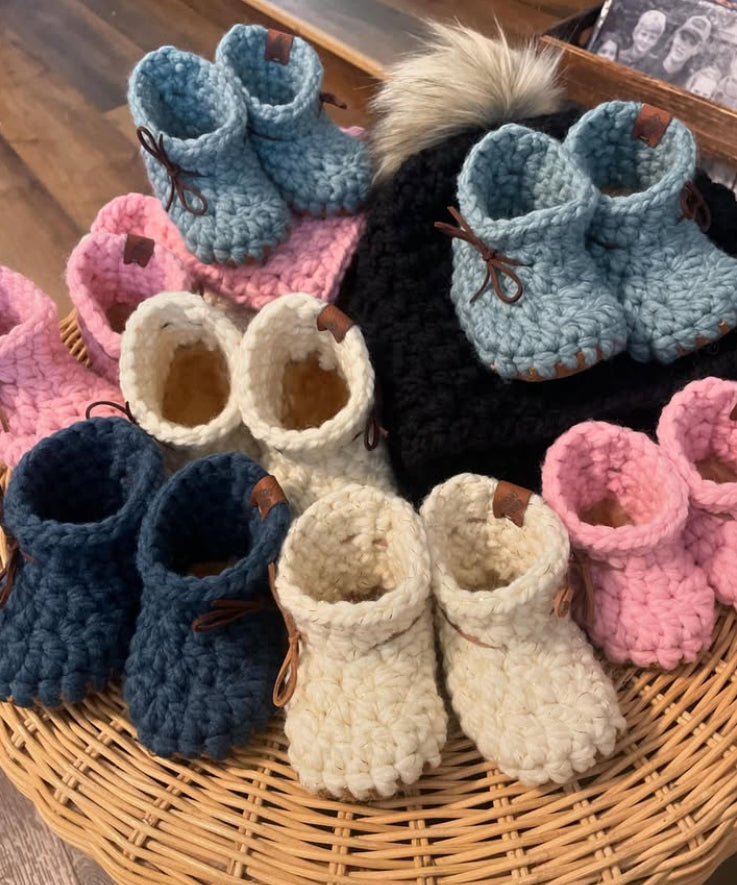 Handmade Wool and Sheepskin Slippers