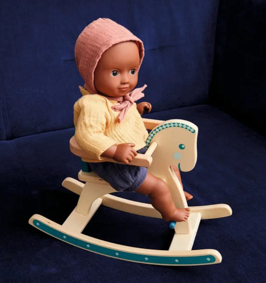 Pomea Doll Rocking Horse- Djeco Collection
