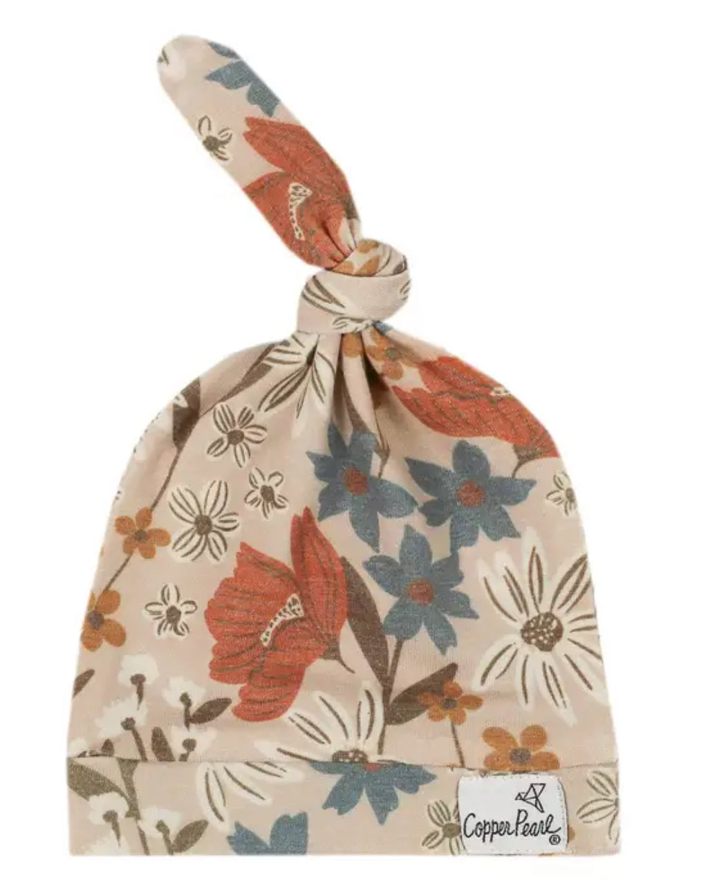 Girls Knot Hats-Copper Pearl