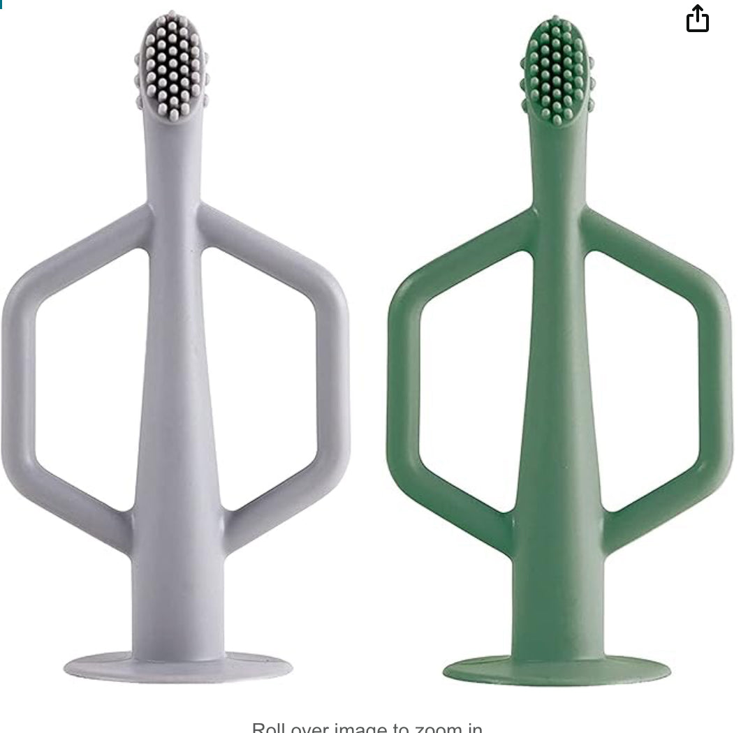Silicone Training Toothbrush Set -Tiny Twinkle