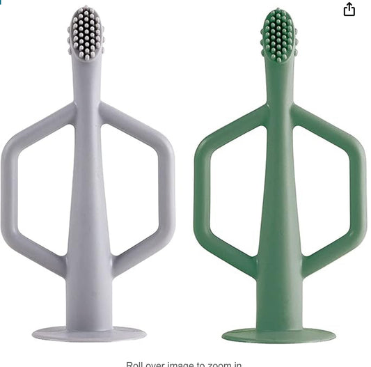 Silicone Training Toothbrush Set -Tiny Twinkle