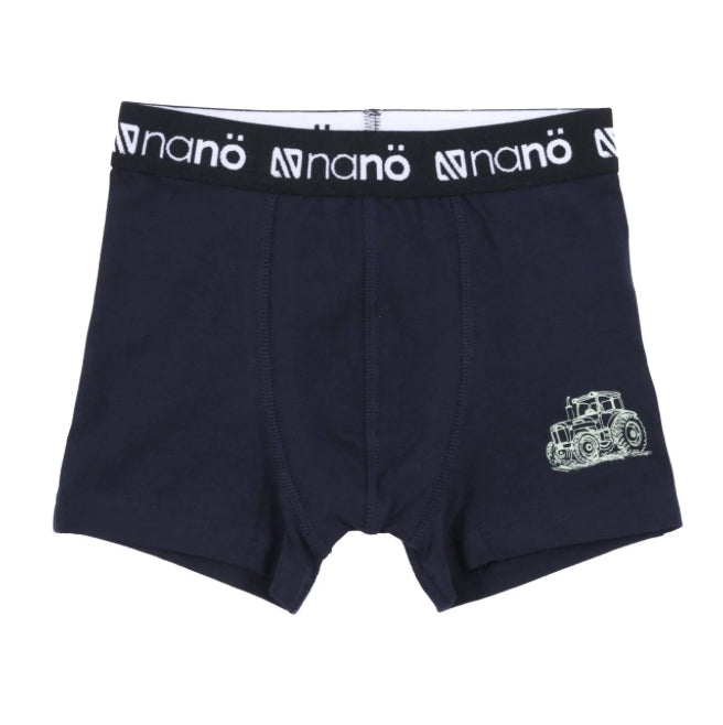 Tractor Boys 2 Pack Navy Boxers-Nano