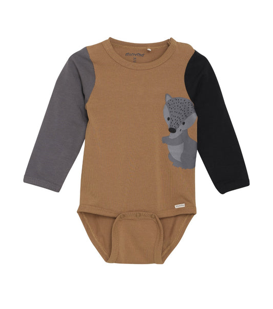 My Pet Squirrel Organic Cotton Body Suit-Minymo