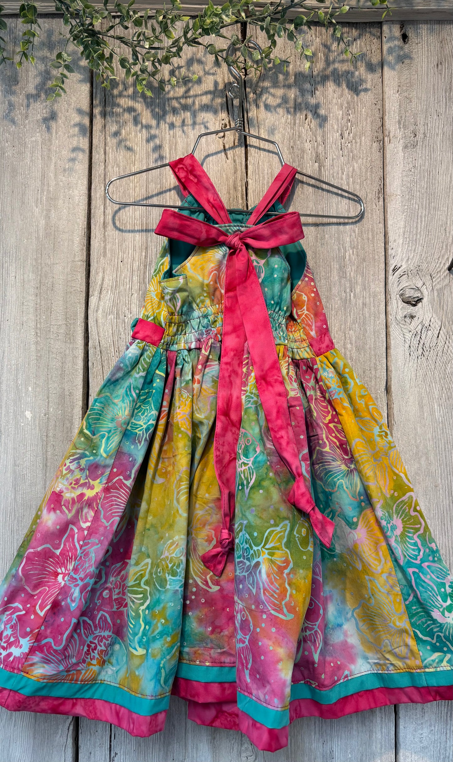 Batik Maddy Fish Dress-Niffers Handmade