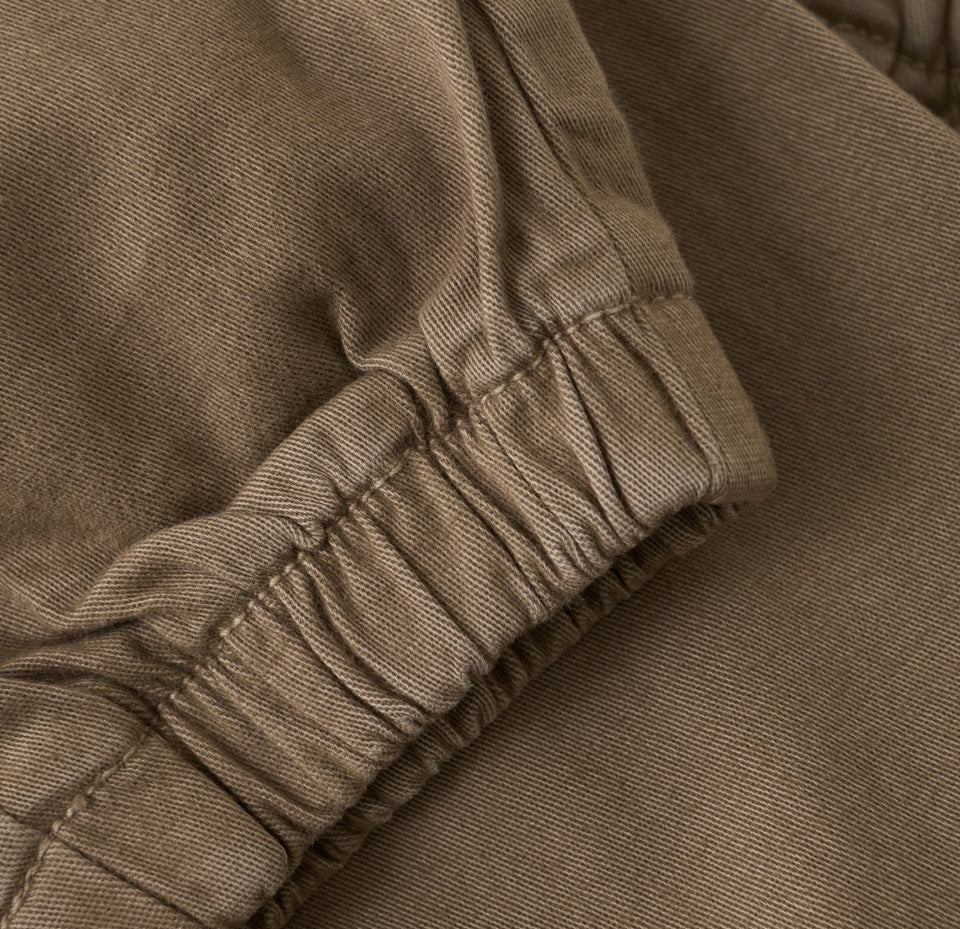 Tan Twill Jogger Style Pants- Minymo