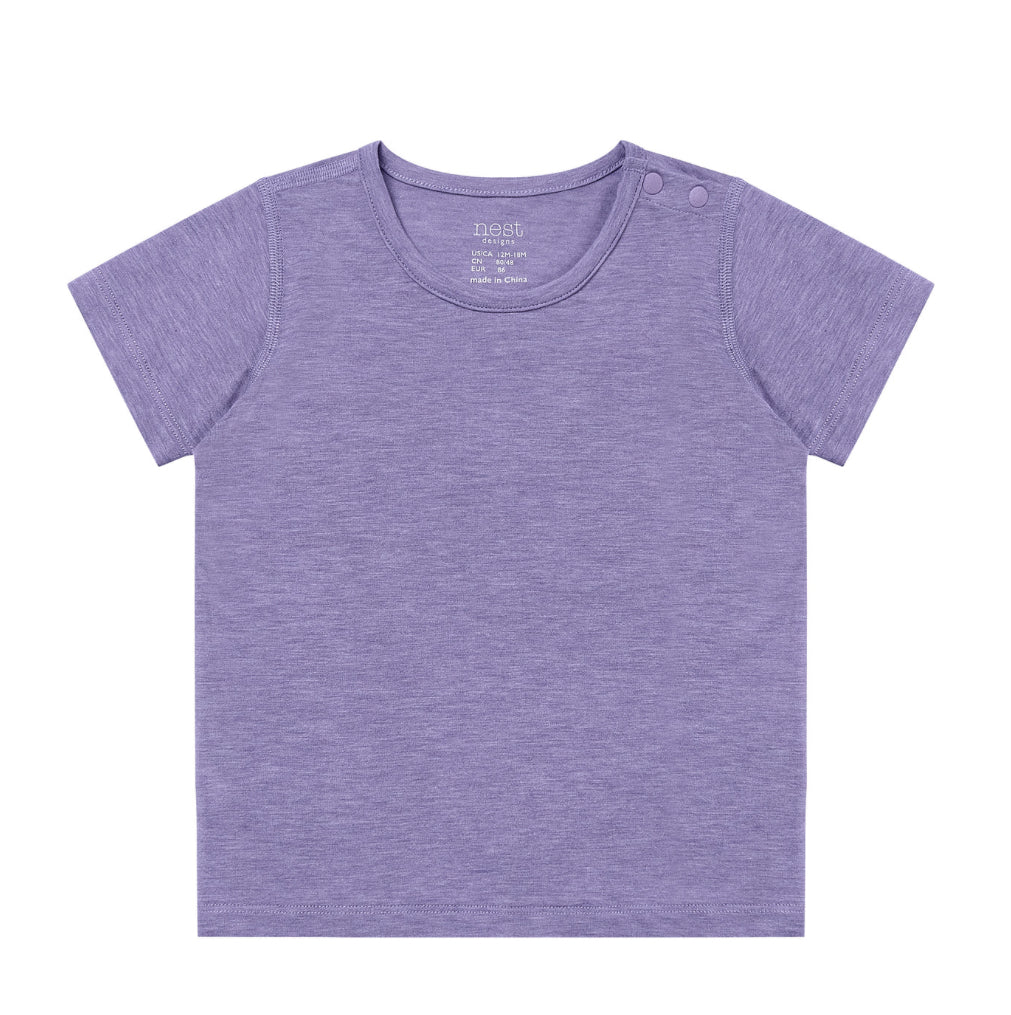 Violet Booms Bamboo Jersey Shorts-Nest Designs