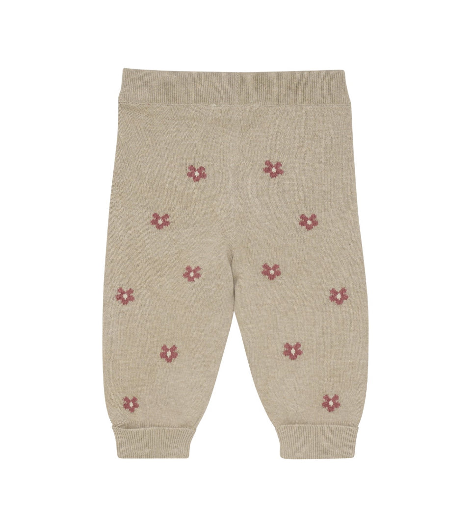 Cream Daisy Sweater Pants -MinyMo-