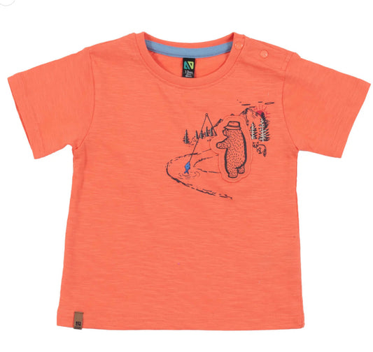 Bear Fishing T Shirt-Nano