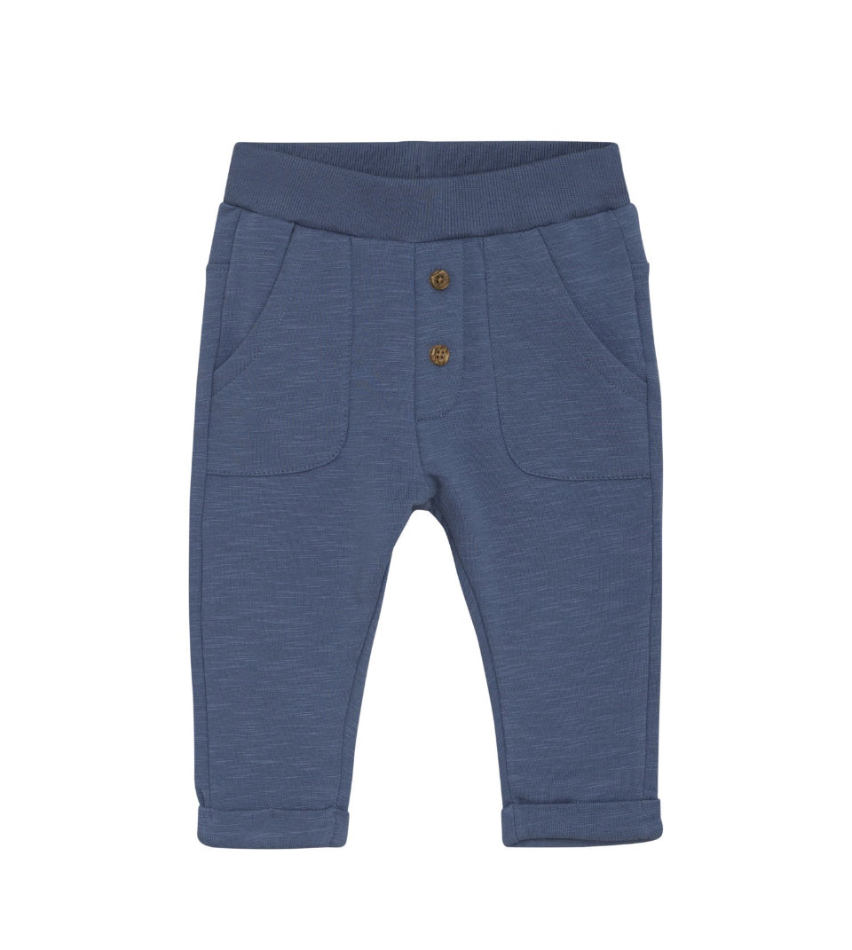 Solid Organic Knit Baby Joggers-MinyMo- 5 Colours