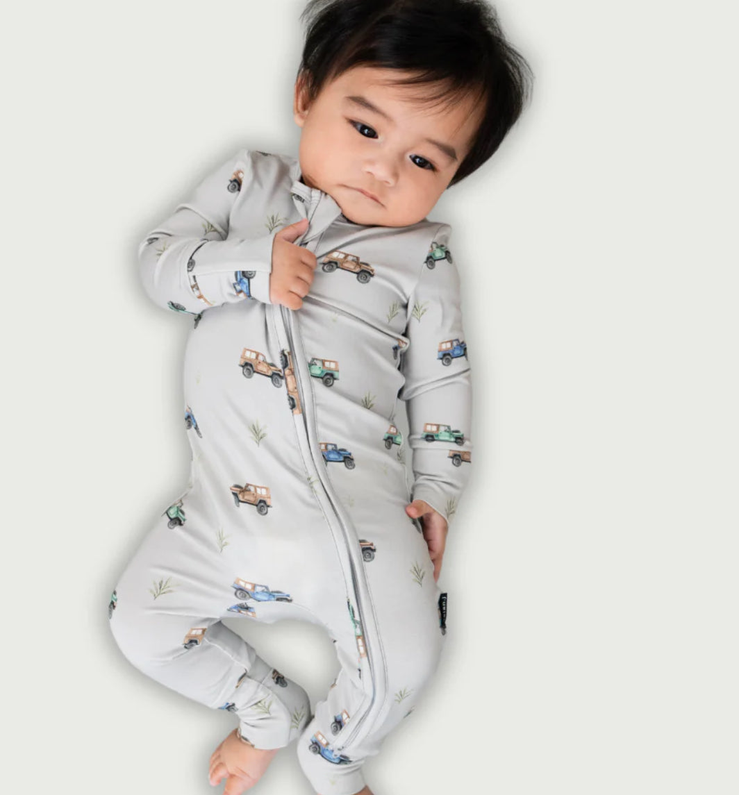 Jeeps Footless Sleeper with Fold-over Cuffs-Belan.J